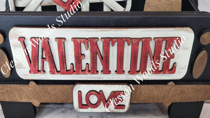 Add On Only - Valentine Heart 5 Piece Box Truck Set