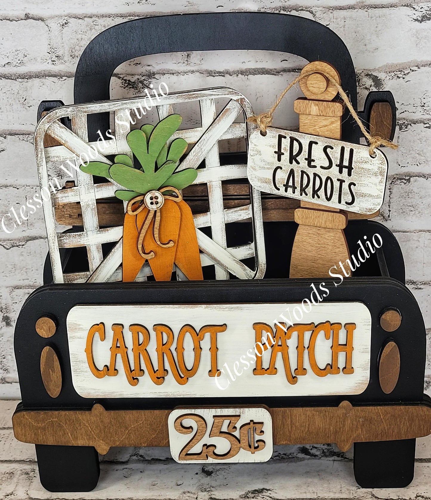 Add On Only - Carrot Patch 5 Piece Box Truck Set