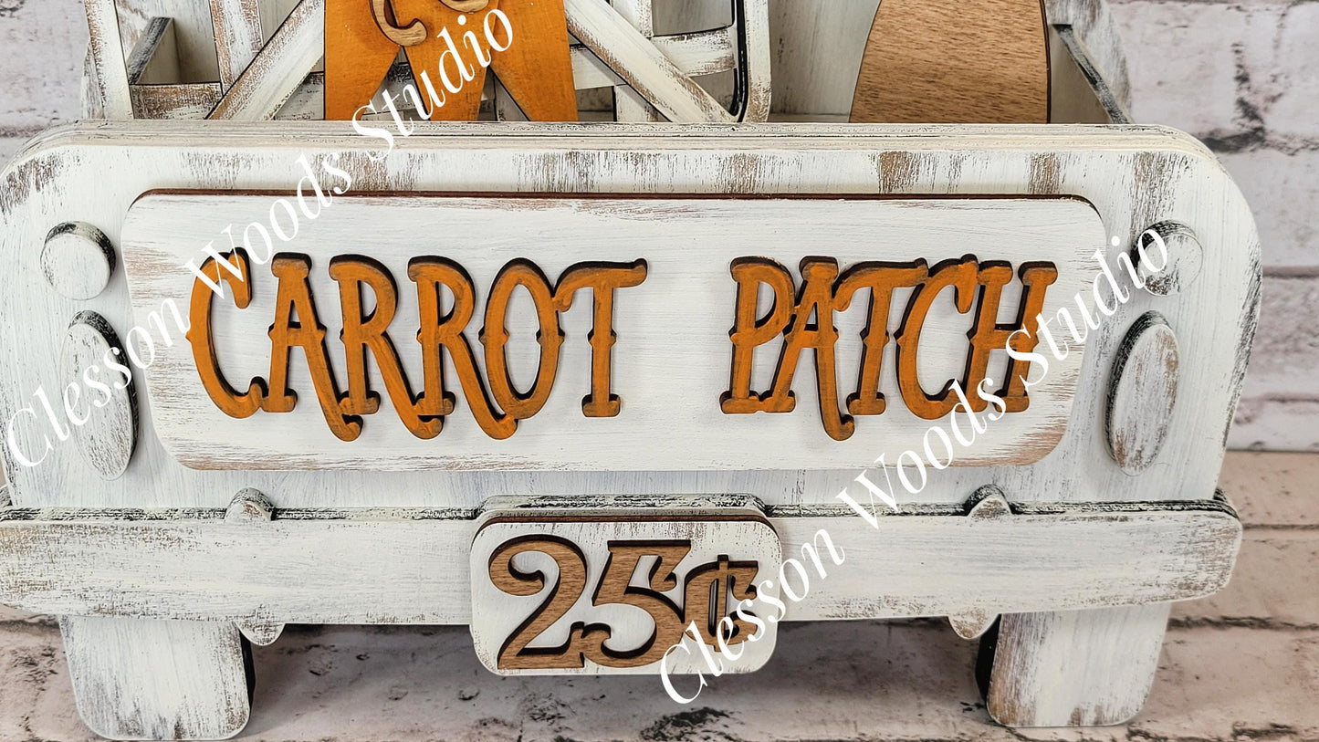 Add On Only - Carrot Patch 5 Piece Box Truck Set