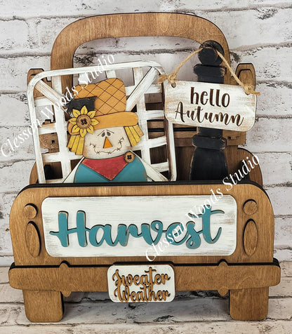 Add On Only - Harvest Scarecrow 5 Piece Box Truck Set