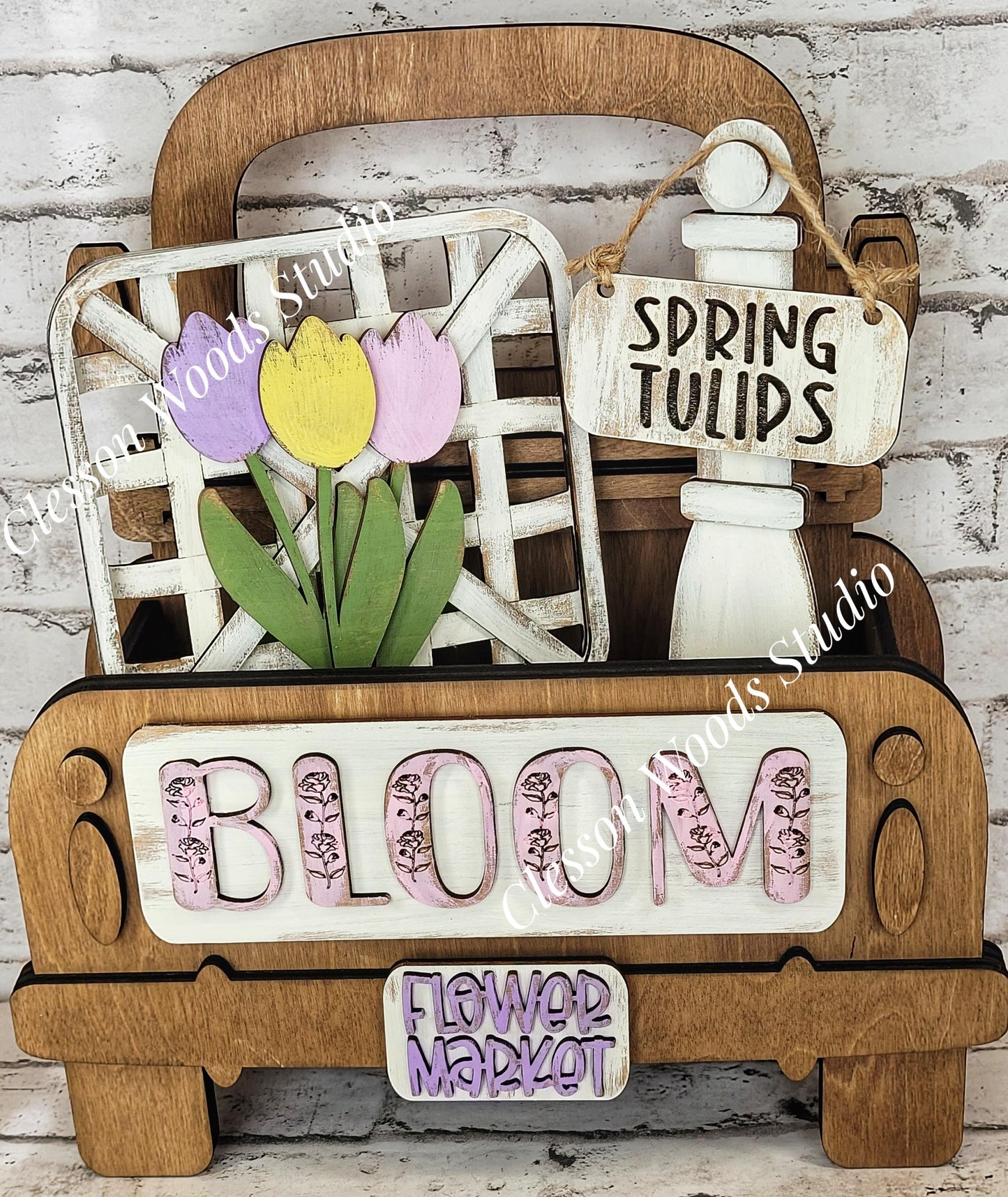 Add On Only - Spring Tulips 5 Piece Box Truck Set