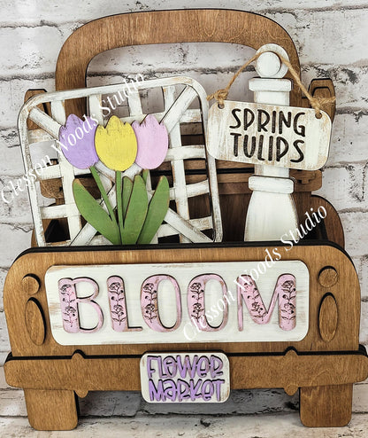 Add On Only - Spring Tulips 5 Piece Box Truck Set