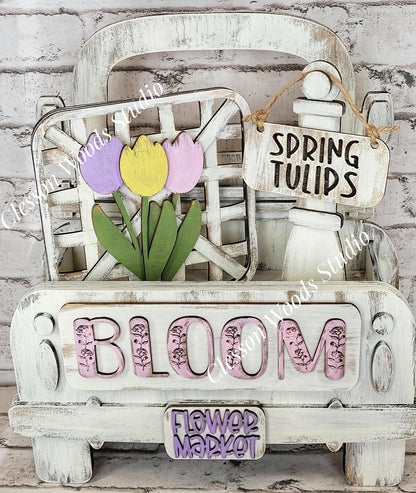 Add On Only - Spring Tulips 5 Piece Box Truck Set