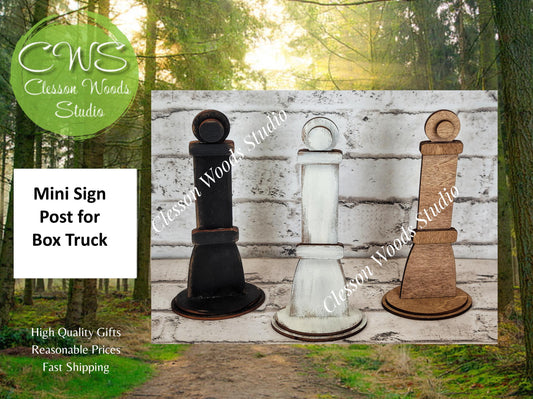 Mini Sign Post for Box Truck