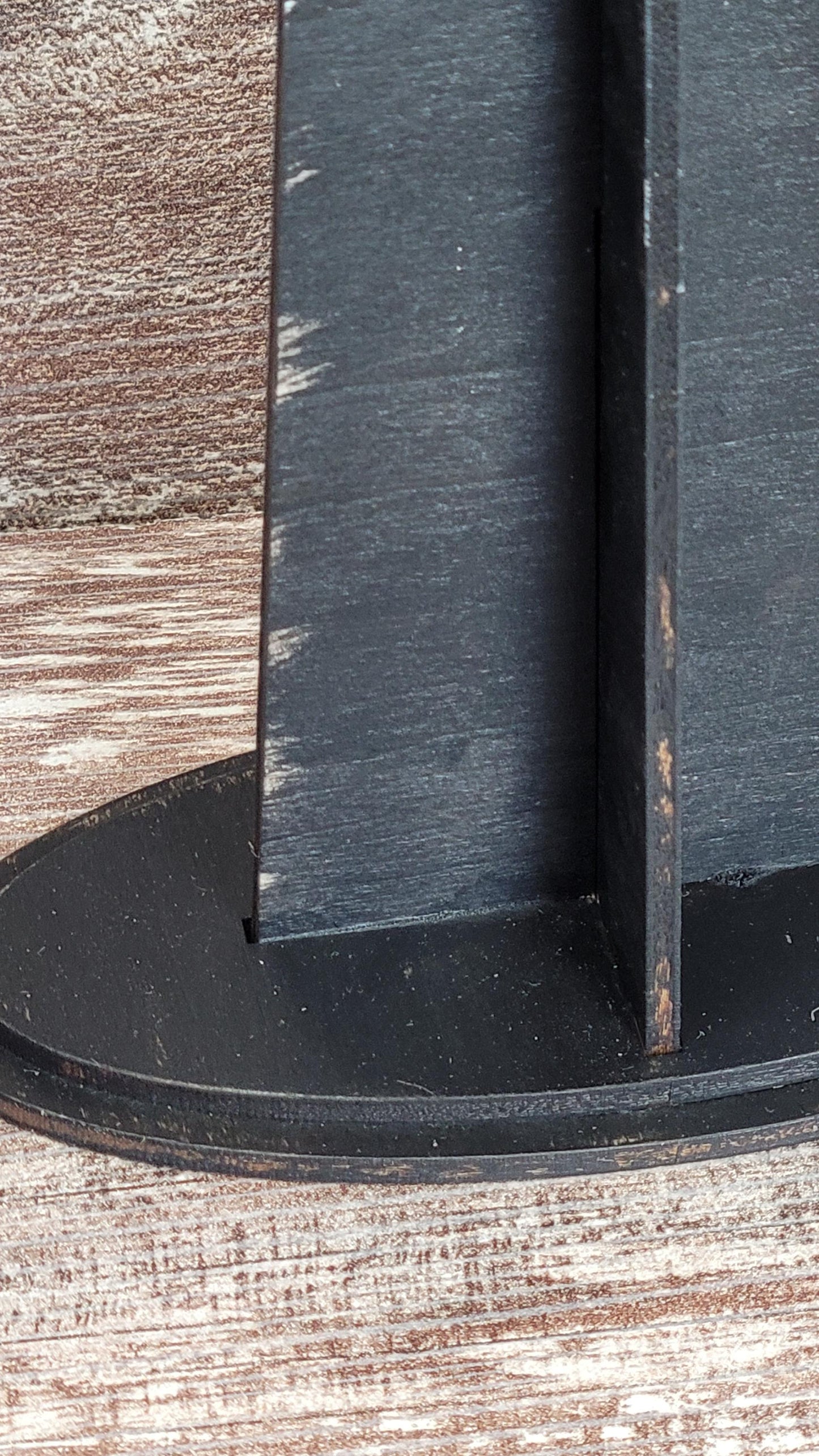 Black Sign Post for Tobacco Basket Sign Set