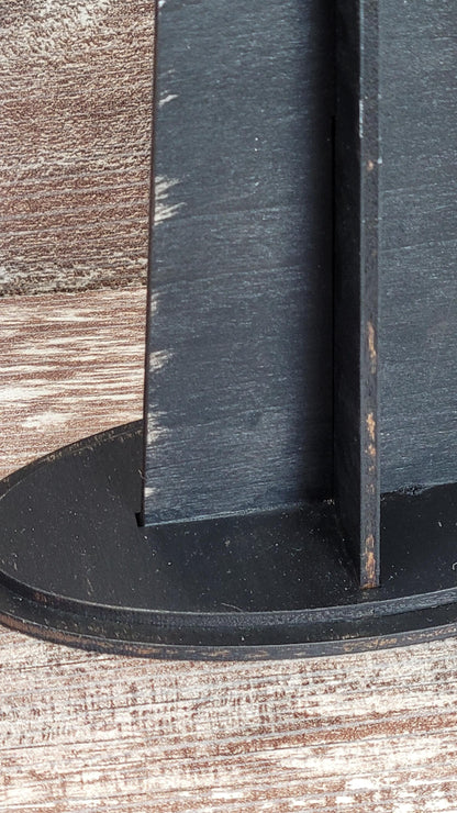 Black Sign Post for Tobacco Basket Sign Set