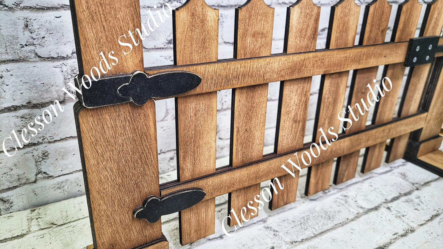 Fence Banner Sign Holder for Interchangeable Mini Banners