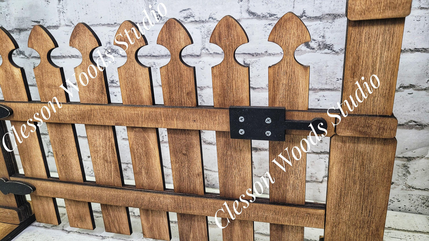 Fence Banner Sign Holder for Interchangeable Mini Banners