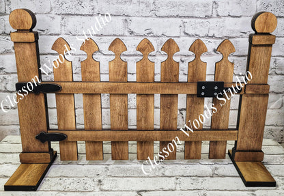 Fence Banner Sign Holder for Interchangeable Mini Banners