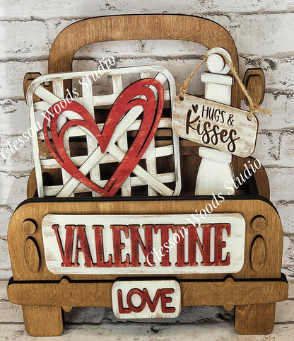 Add On Only - Valentine Heart 5 Piece Box Truck Set