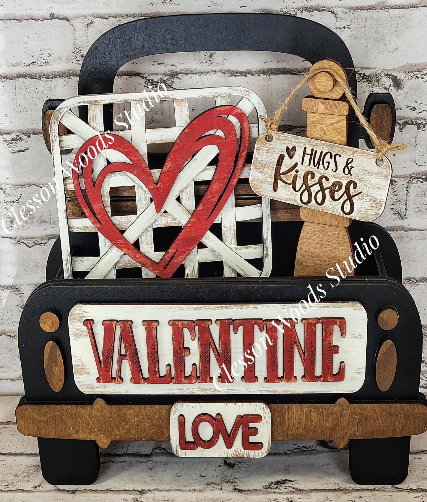 Add On Only - Valentine Heart 5 Piece Box Truck Set
