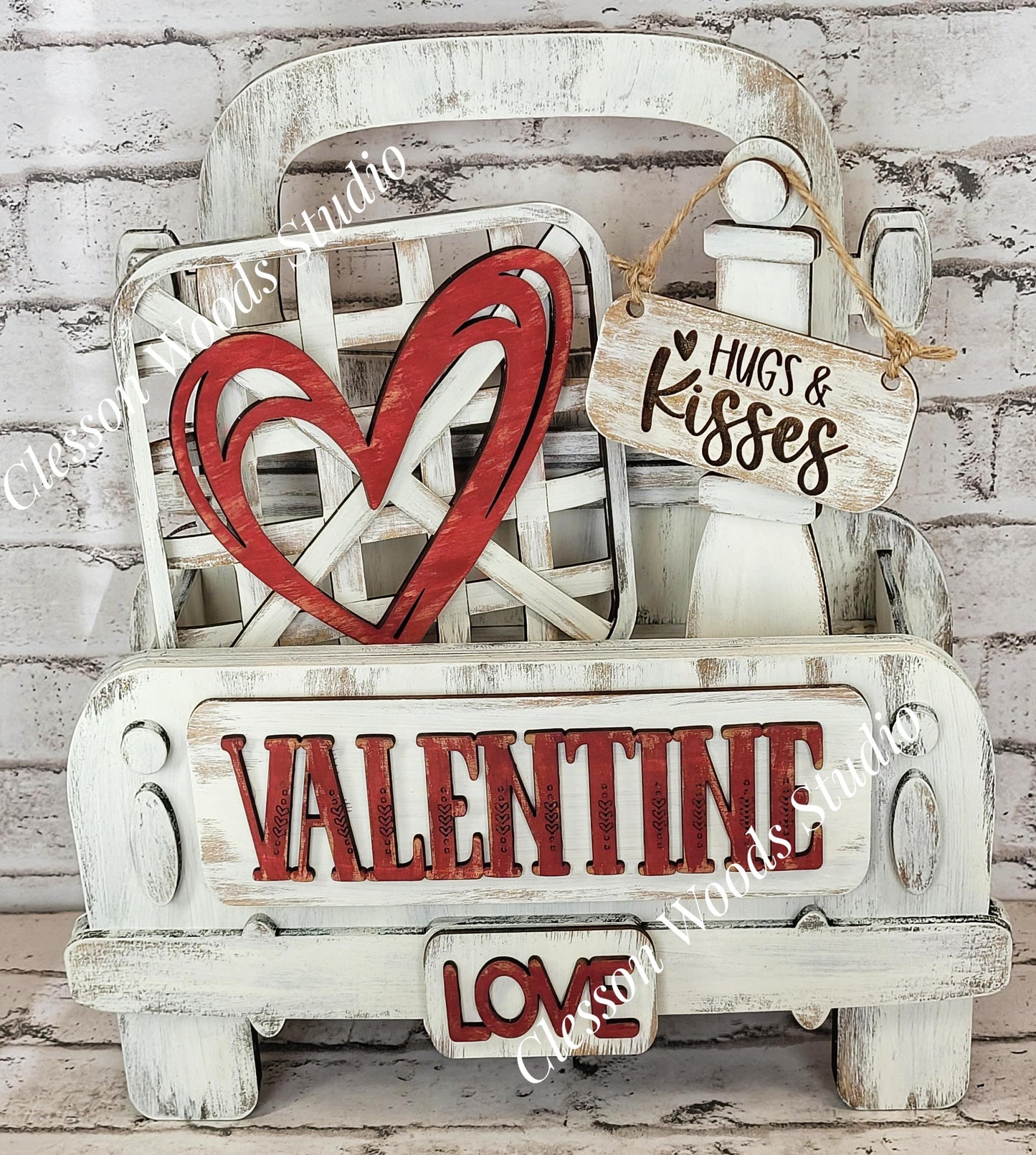 Add On Only - Valentine Heart 5 Piece Box Truck Set