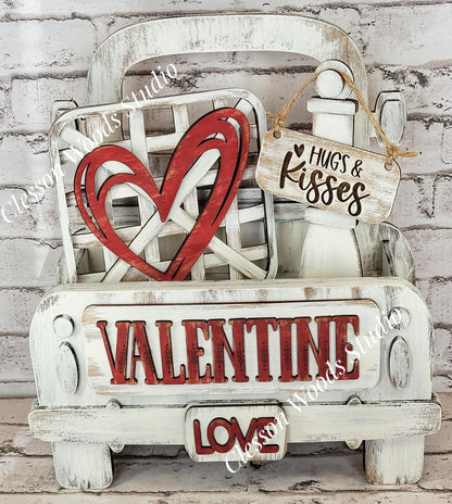 Add On Only - Valentine Heart 5 Piece Box Truck Set