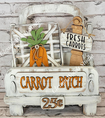 Add On Only - Carrot Patch 5 Piece Box Truck Set