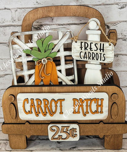 Add On Only - Carrot Patch 5 Piece Box Truck Set