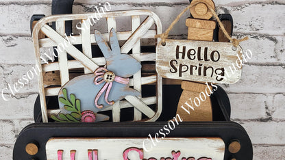 Add On Only - Hello Spring Bunny 5 Piece Box Truck Set