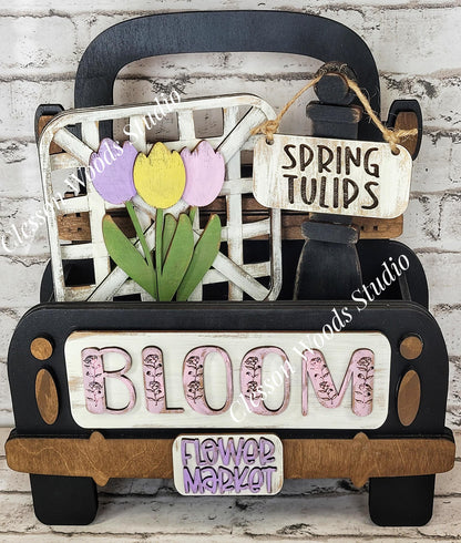 Add On Only - Spring Tulips 5 Piece Box Truck Set