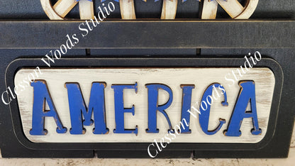 USA Tobacco Basket 3 Piece Set for Pallet Sign