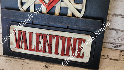 Valentine Heart Tobacco Basket 3 Piece Set for Pallet Sign