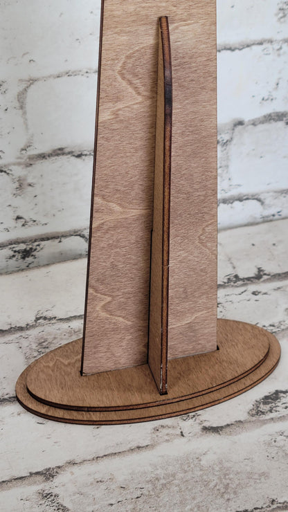 Stained Sign Post for Tobacco Basket Sign Set