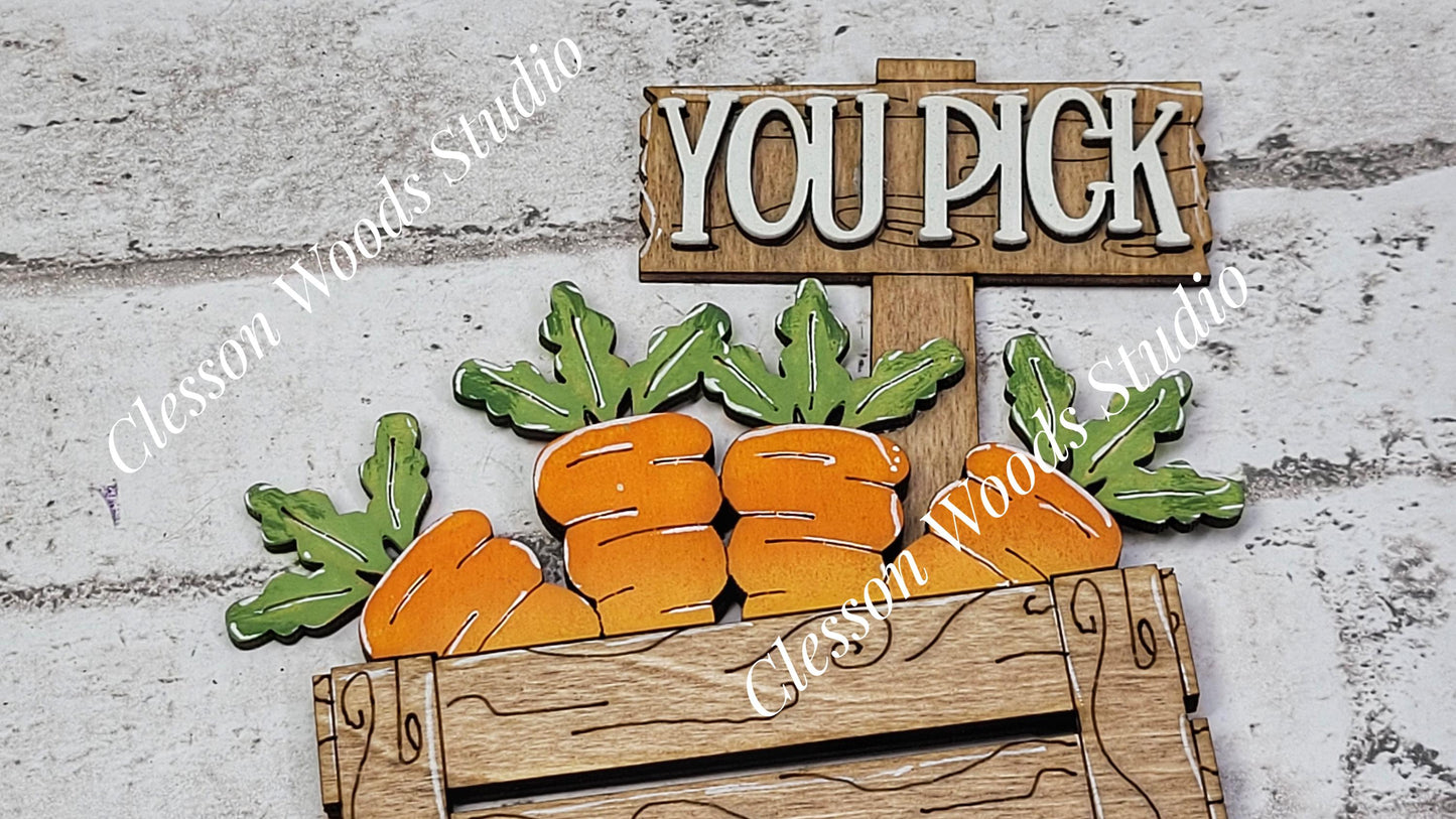 Carrots Themed Tiered Tray Collection