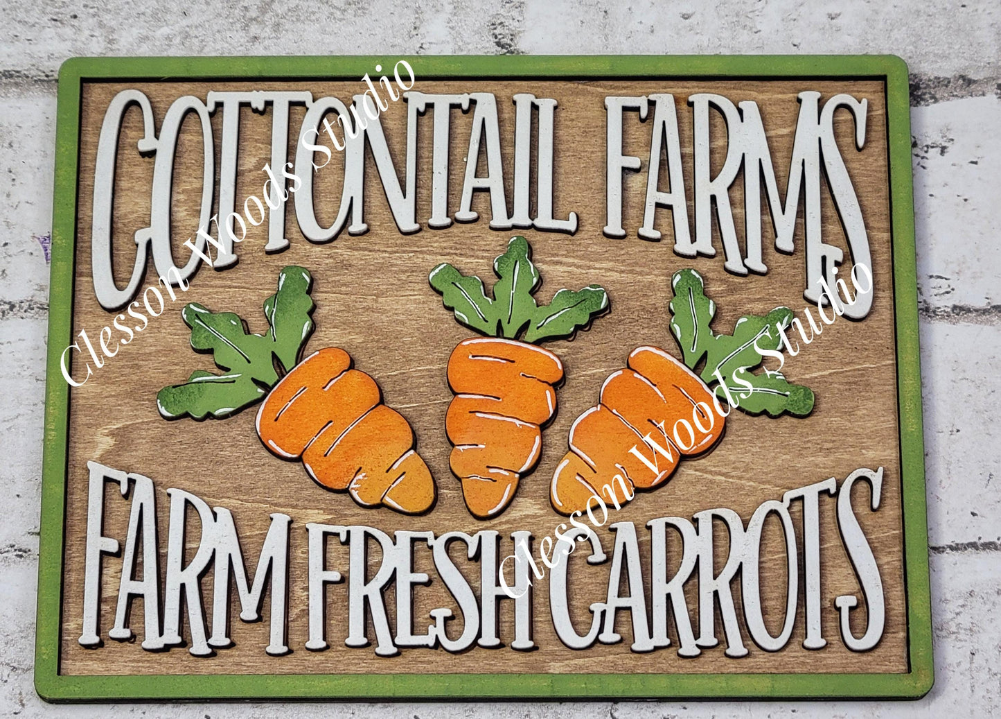 Carrots Themed Tiered Tray Collection