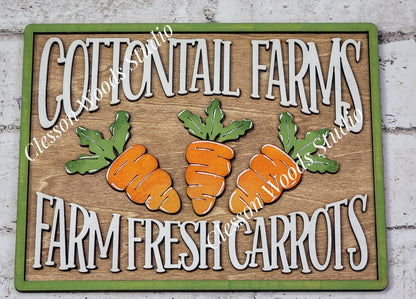 Carrots Themed Tiered Tray Collection