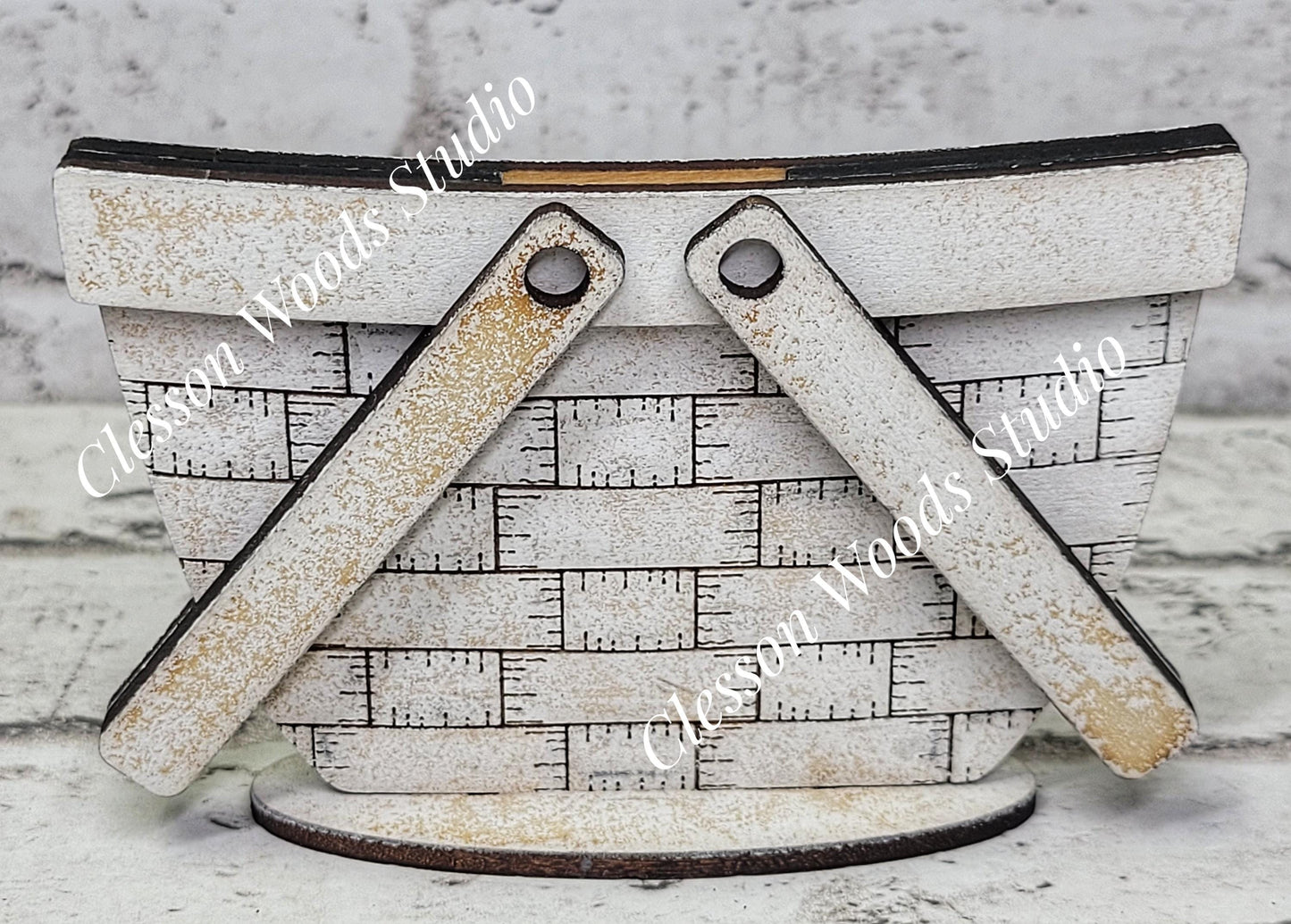 Thanksgiving Pilgrim Hat Pie Piece Tiny Basket Insert