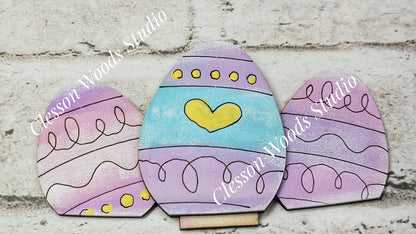 Easter Eggs Tiny Basket Insert