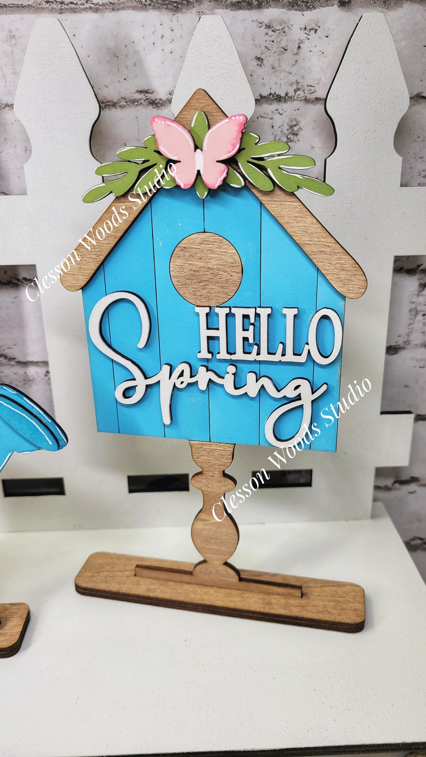 Finished Painted Spring Set for Large Bench