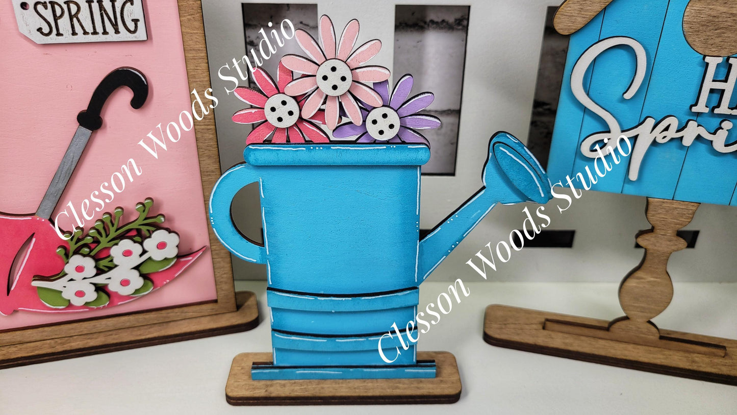 Finished Painted Spring Set for Large Bench