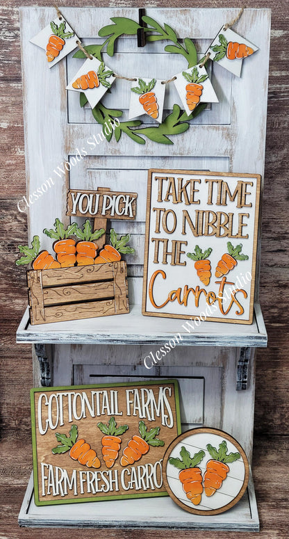 Rustic Hand‑Painted Door Shelf with Hook – Freestanding Tiered Tray