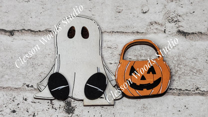 Halloween Ghost Tiny Basket Insert
