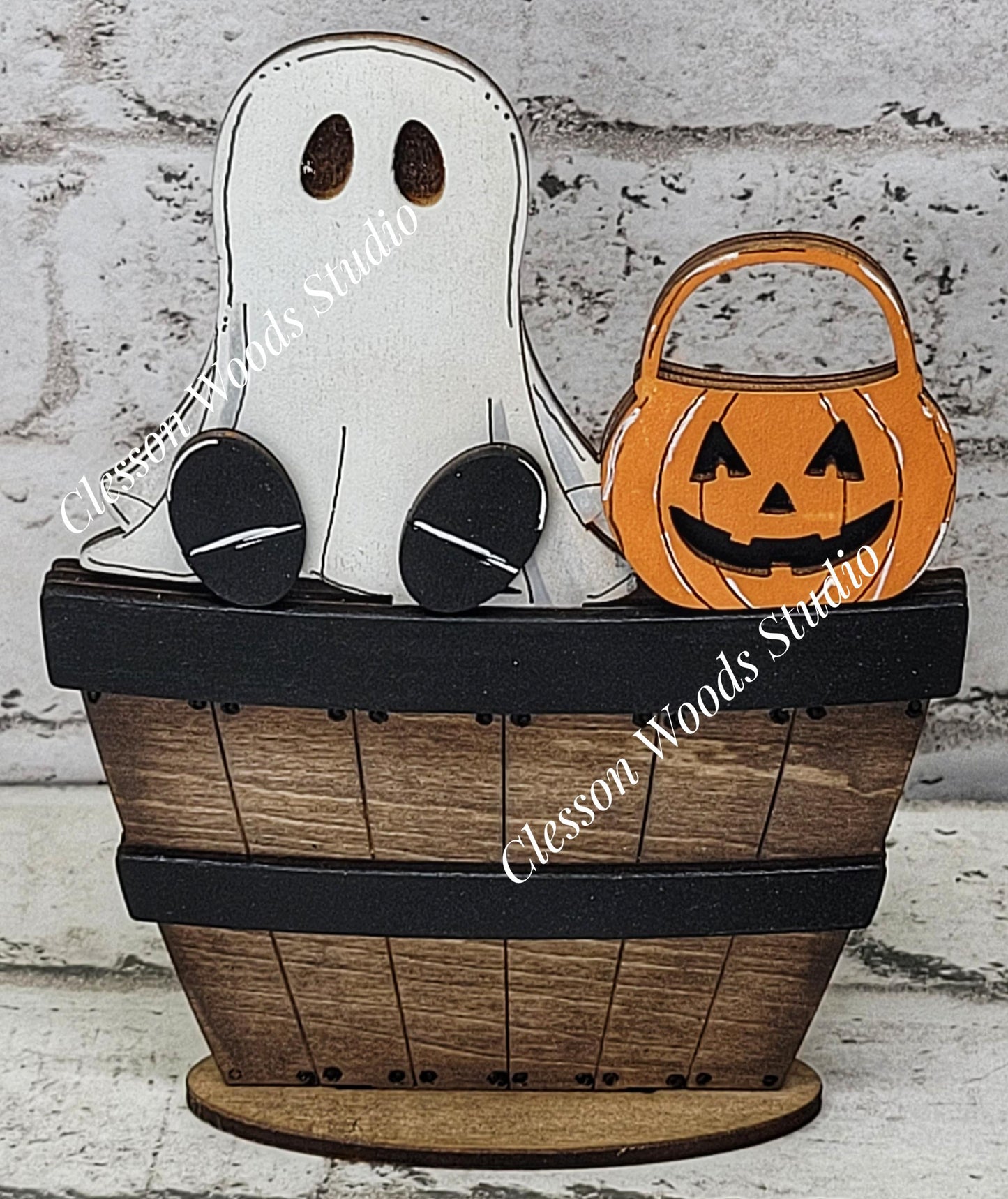 Halloween Ghost Tiny Basket Insert