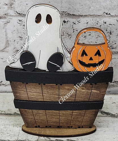 Halloween Ghost Tiny Basket Insert