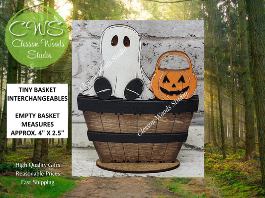 Halloween Ghost Tiny Basket Insert