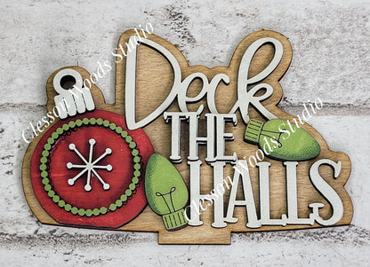 Deck The Halls Tiny Basket Insert