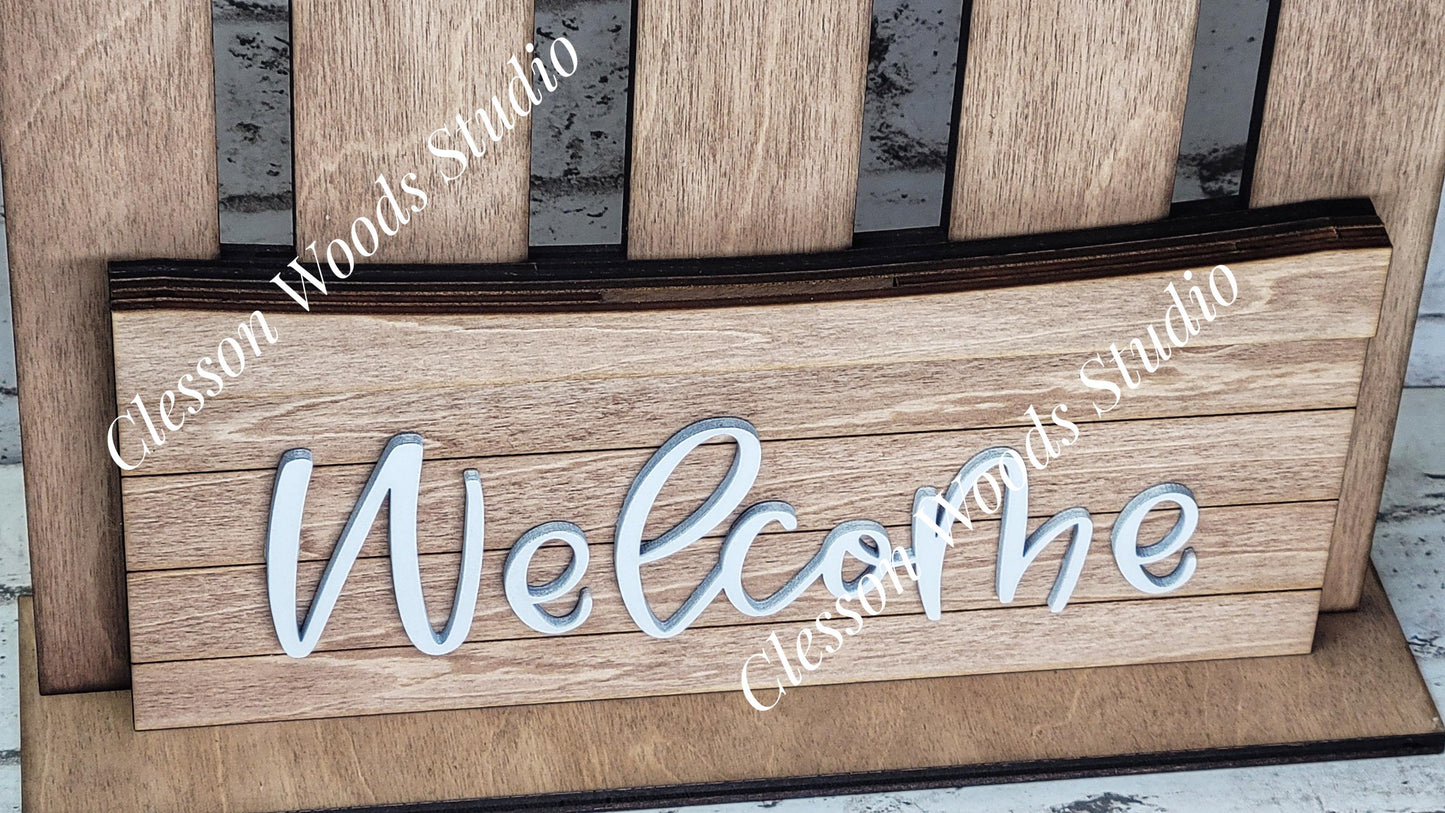 Large Wooden Fence Crate Display – Farmhouse Seasonal Decor (13"H x 9.5"W x 2.5"D)