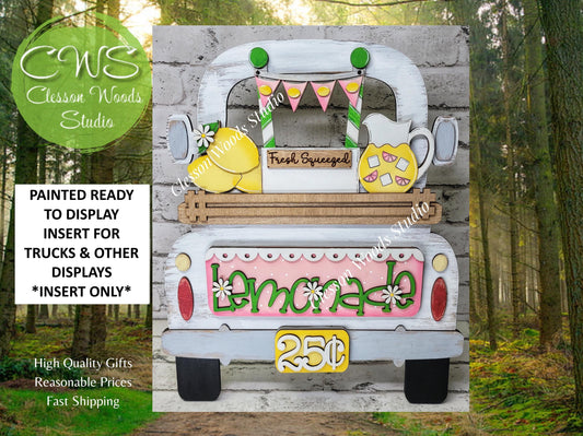 Lemonade Insert Add-On for Trucks, Fence, Round, Pallet, House, Cabinet & Arched Bases