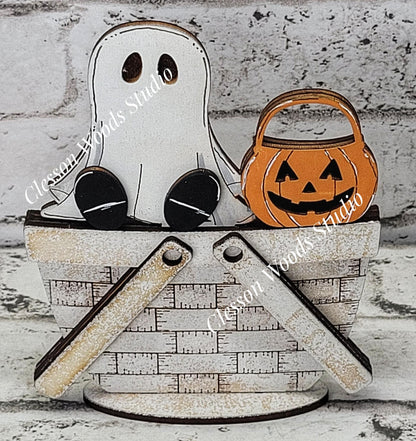 Halloween Ghost Tiny Basket Insert
