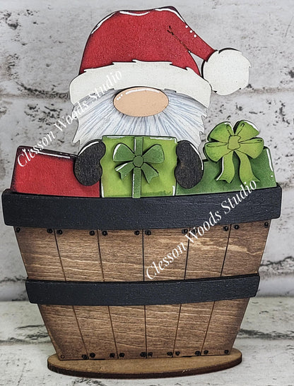 Christmas Gnome Tiny Basket Insert