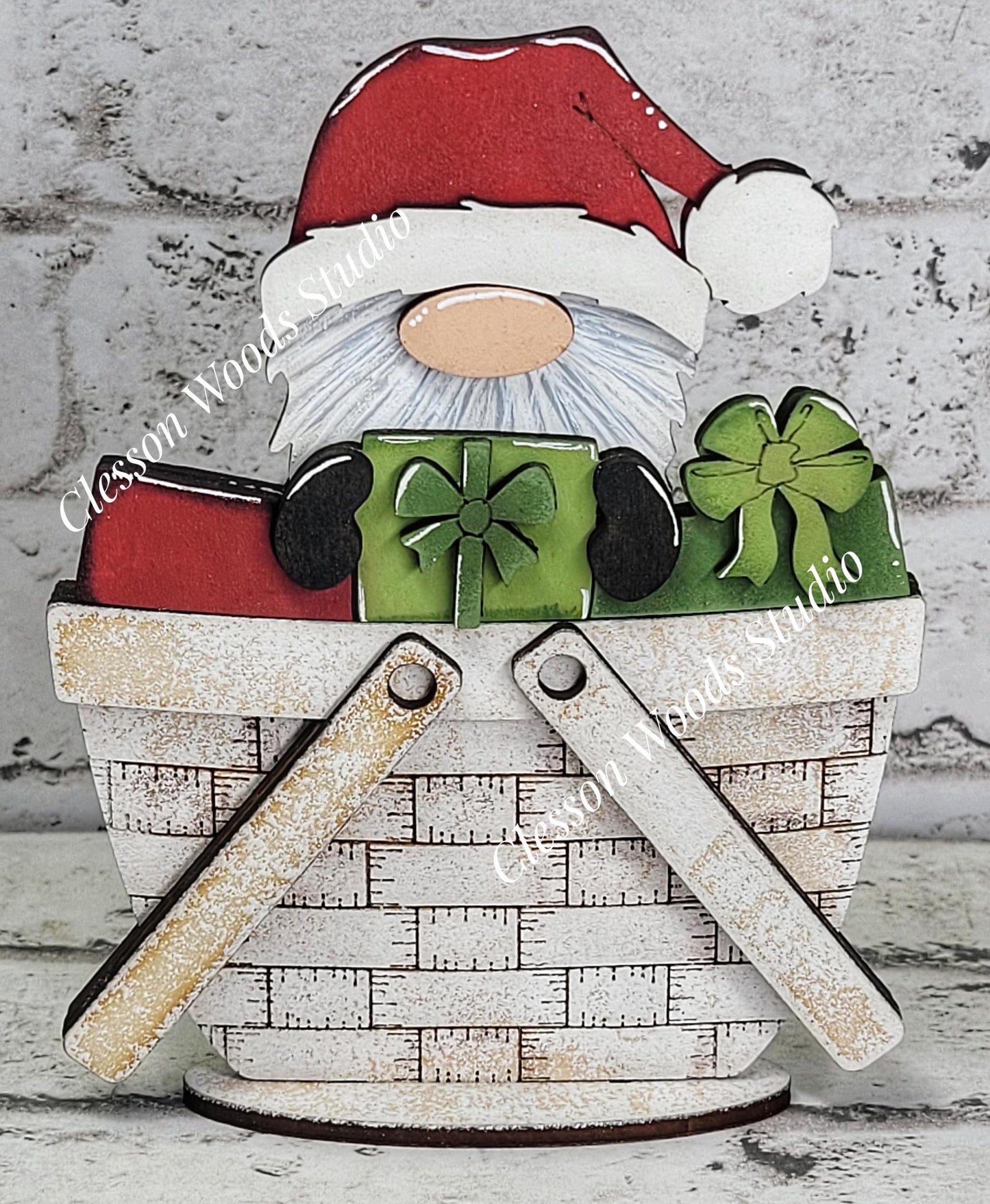 Christmas Gnome Tiny Basket Insert