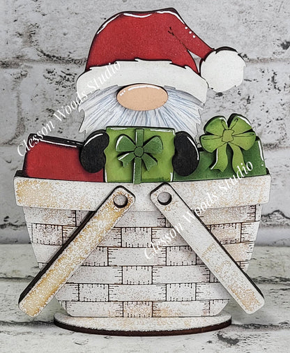 Christmas Gnome Tiny Basket Insert