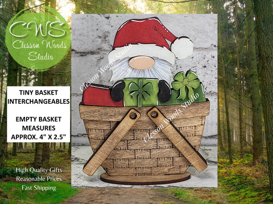 Christmas Gnome Tiny Basket Insert