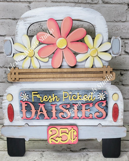 Daisy Insert Add-On for Trucks, Fence, Round, Pallet, House, Cabinet & Arched Bases