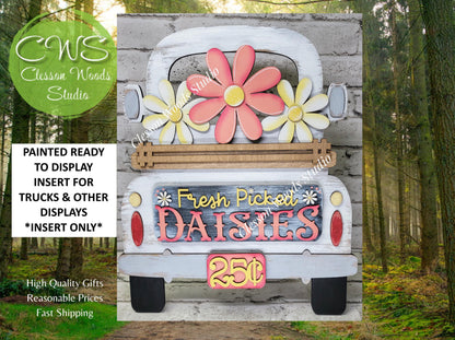 Daisy Insert Add-On for Trucks, Fence, Round, Pallet, House, Cabinet & Arched Bases