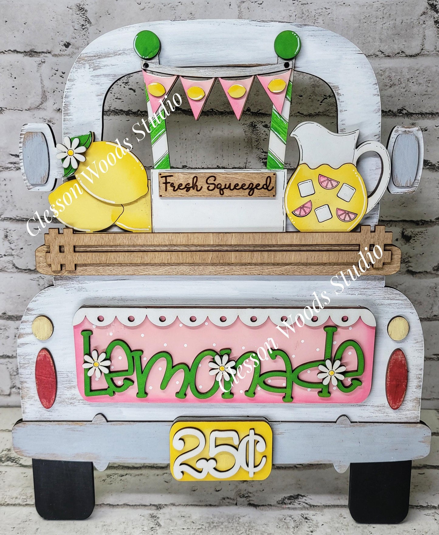 Lemonade Insert Add-On for Trucks, Fence, Round, Pallet, House, Cabinet & Arched Bases
