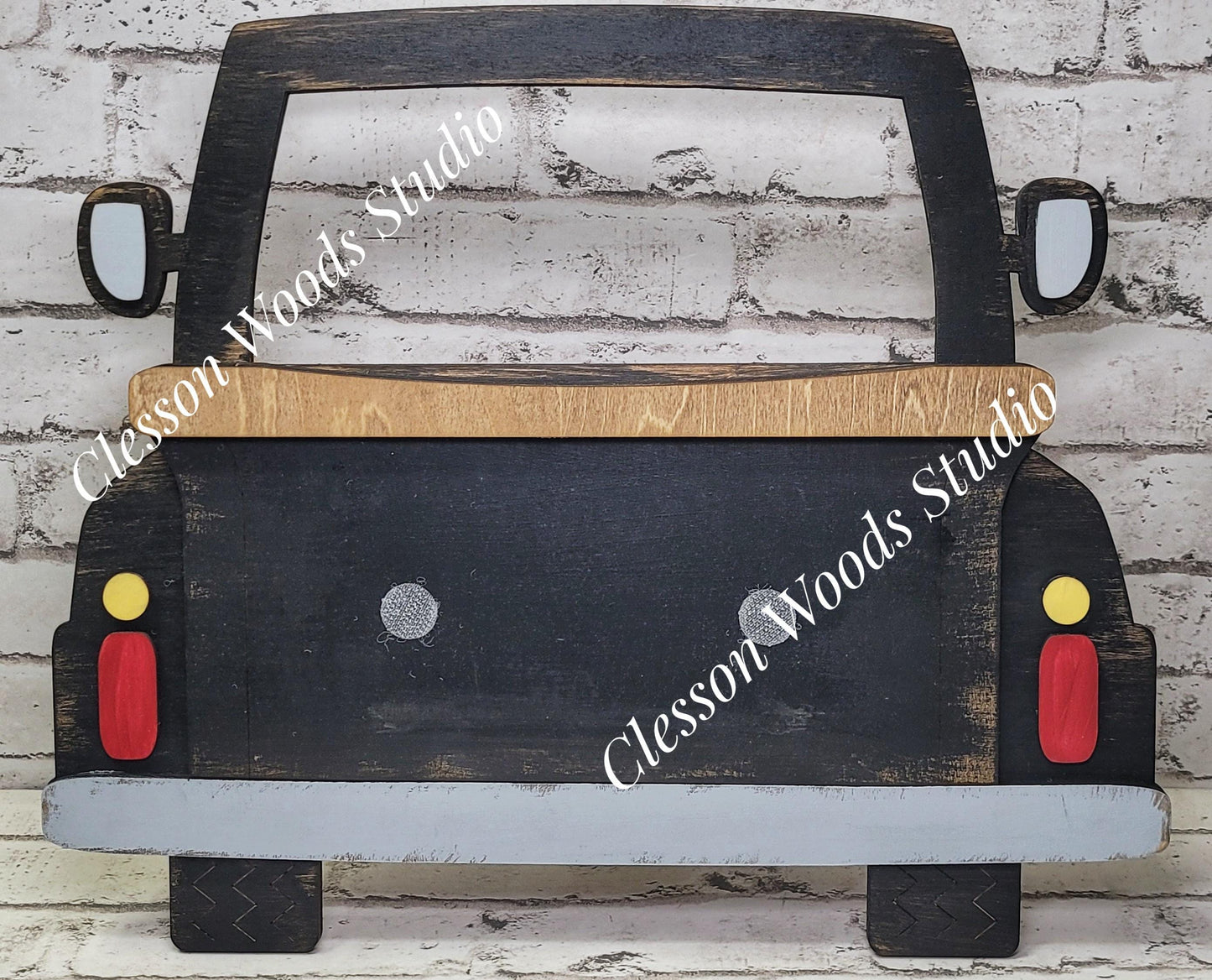 Black Truck Display for Large Basket Inserts