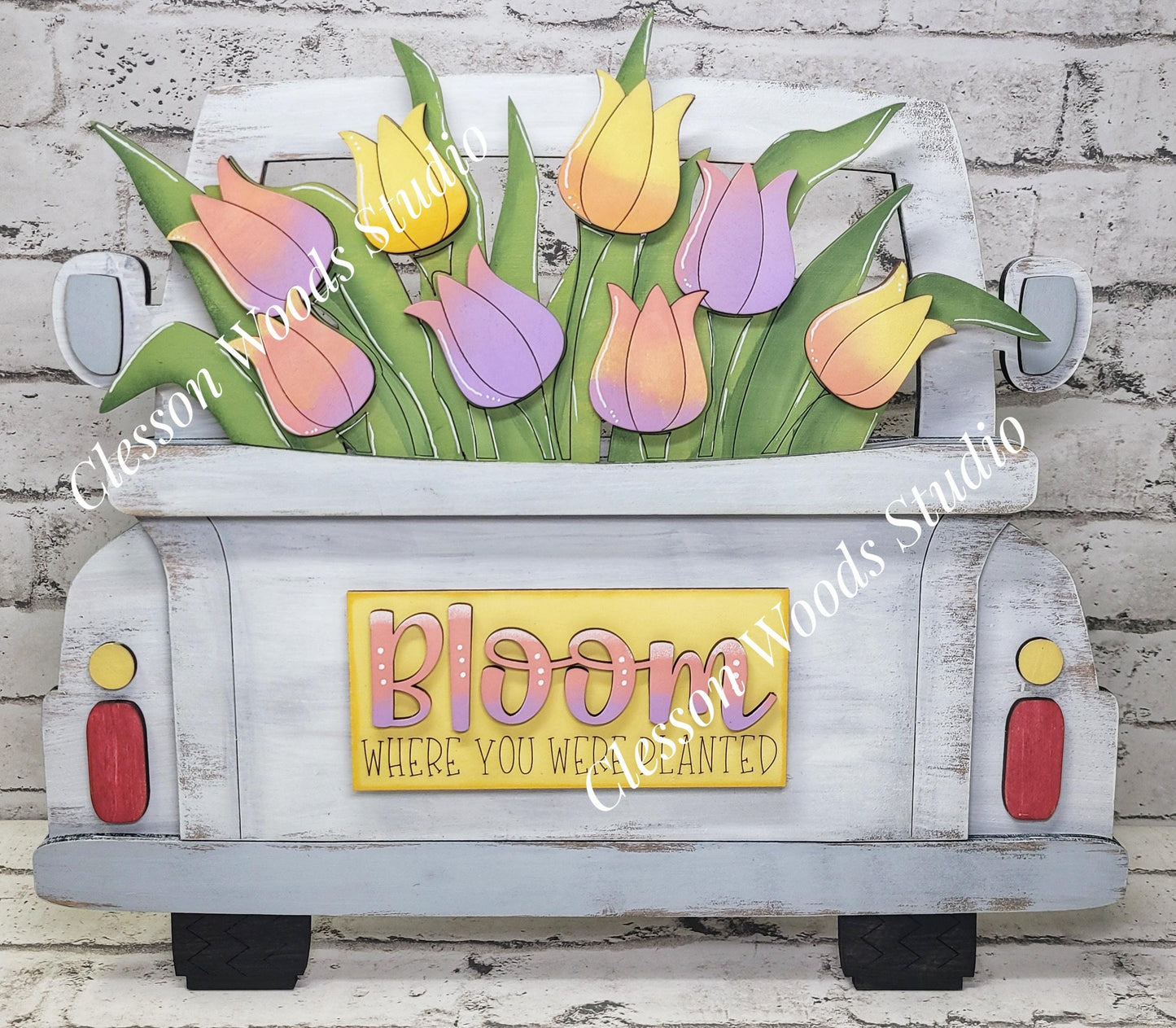Spring Tulips Insert for Truck Base