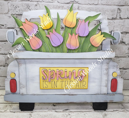 Spring Tulips Insert for Truck Base